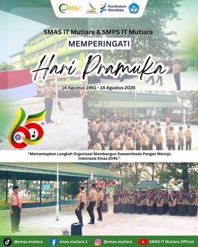 SELAMAT HARI PRAMUKA KE-65 14 Agustus 2026“Satyaku Kudarmakan, Dharmaku Kubaktikan” Mari terus t